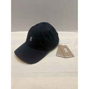 NEW On Cloud Running All-Day Cap Hat Black One Size Adult Organic Cotton NWT